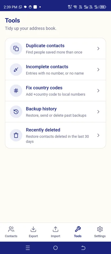 Duplicates, gaps, country codes and history